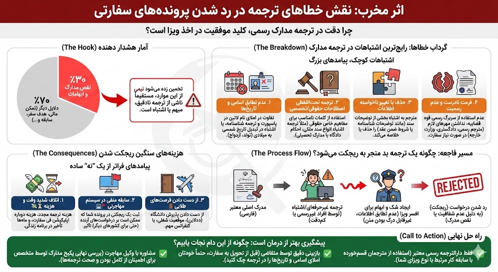 اشتباه در ترجمه مدارک