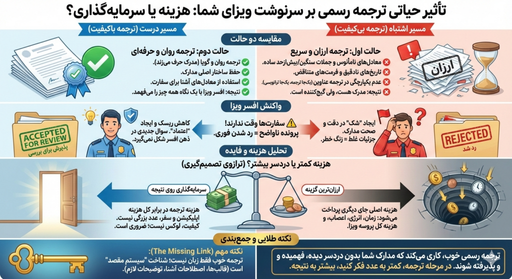 ترجمه رسمی در اخذ ویزا