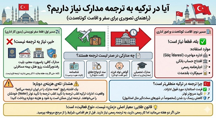 ترجمه مدارک ترکی