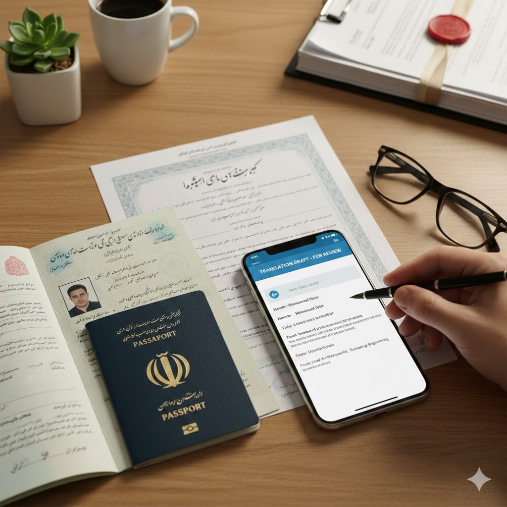 ارائه پیشنویس ترجمه