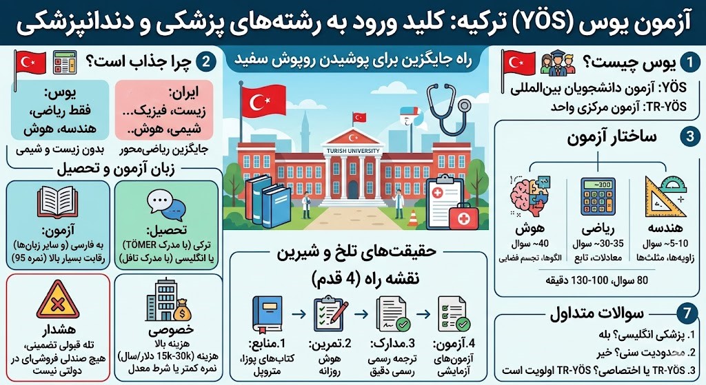 آزمون یوس (YÖS) ترکیه