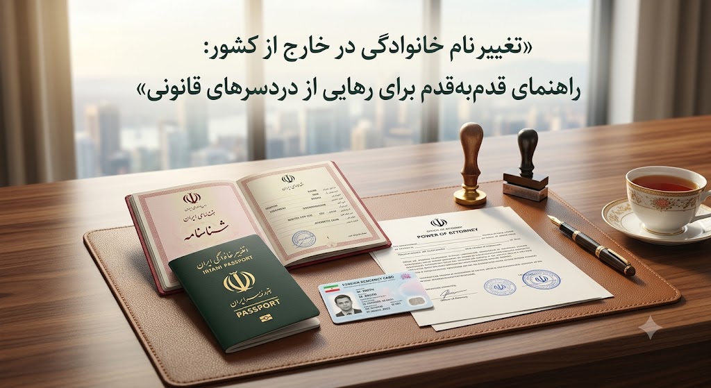 تغییر نام خانوادگی در خارج از کشور